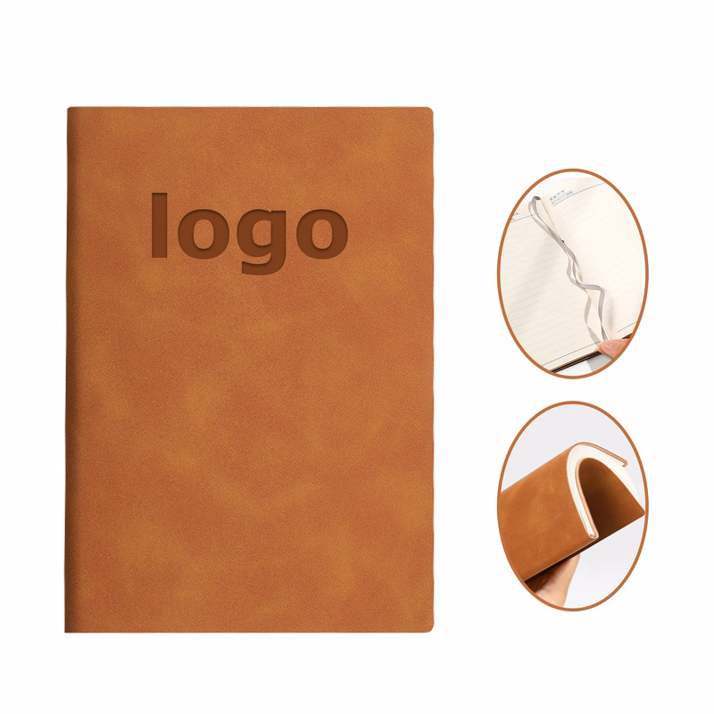 Customizable Logo Notebook 200 Pages For Work/Travel/College