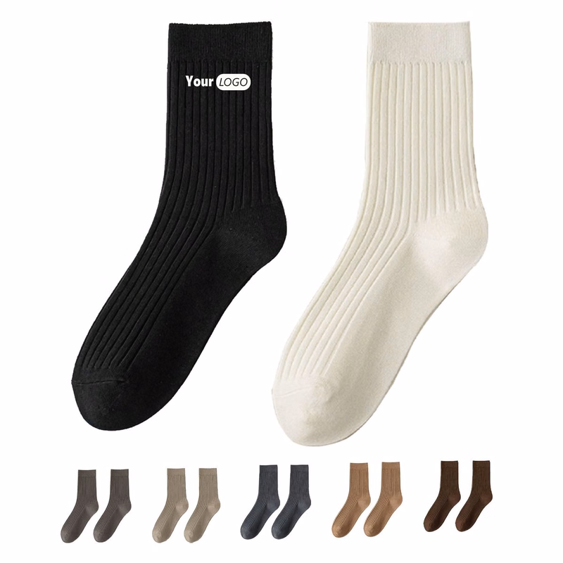 Daily Plain?Colored Cotton Socks