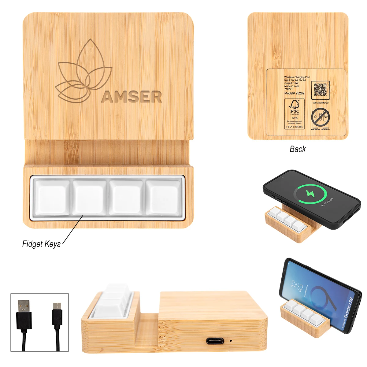 Stress Relief Wireless Charging Phone Stand 1