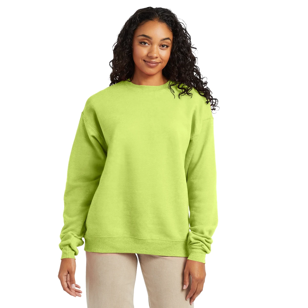 Hanes EcoSmart® Fleece Sweatshirt, custom hoodie or sweatshirt with logo imprint 1