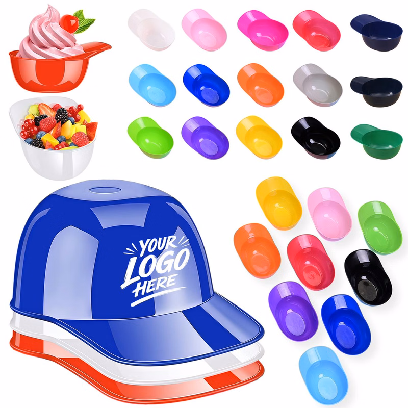 8oz Baseball Helmet Snack Bowl With Bat Lid