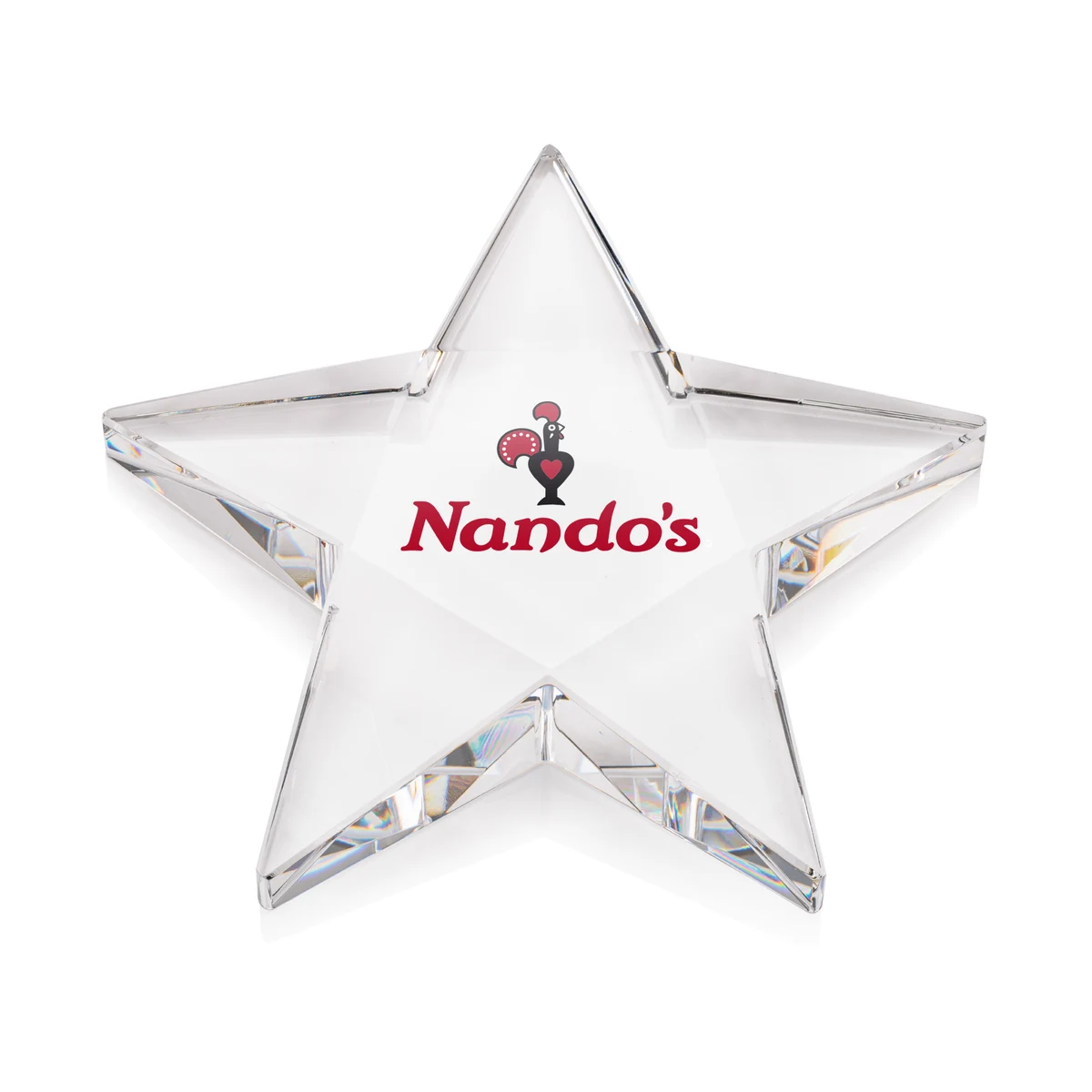 Pentagon Star VividPrint™ Paperweight 1