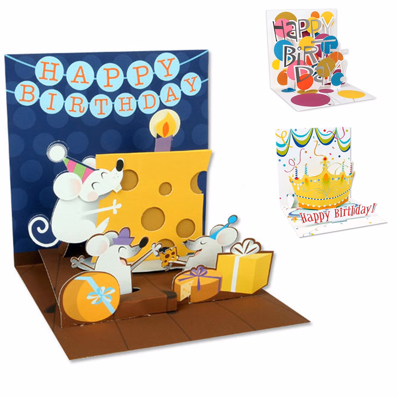 3D Pop Up Birthday Greeting Cards
