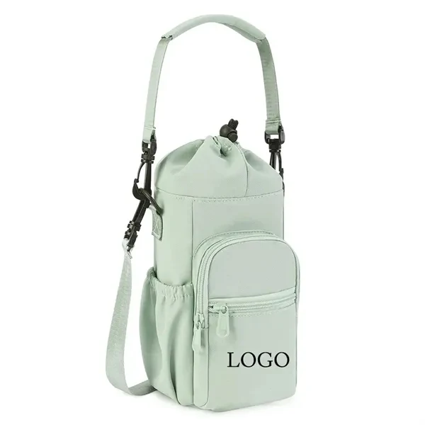Water Bottle Holder With Strap for Work, School and Travel 1