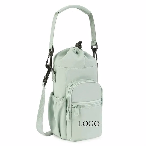 Water Bottle Holder With Strap for Work, School and Travel