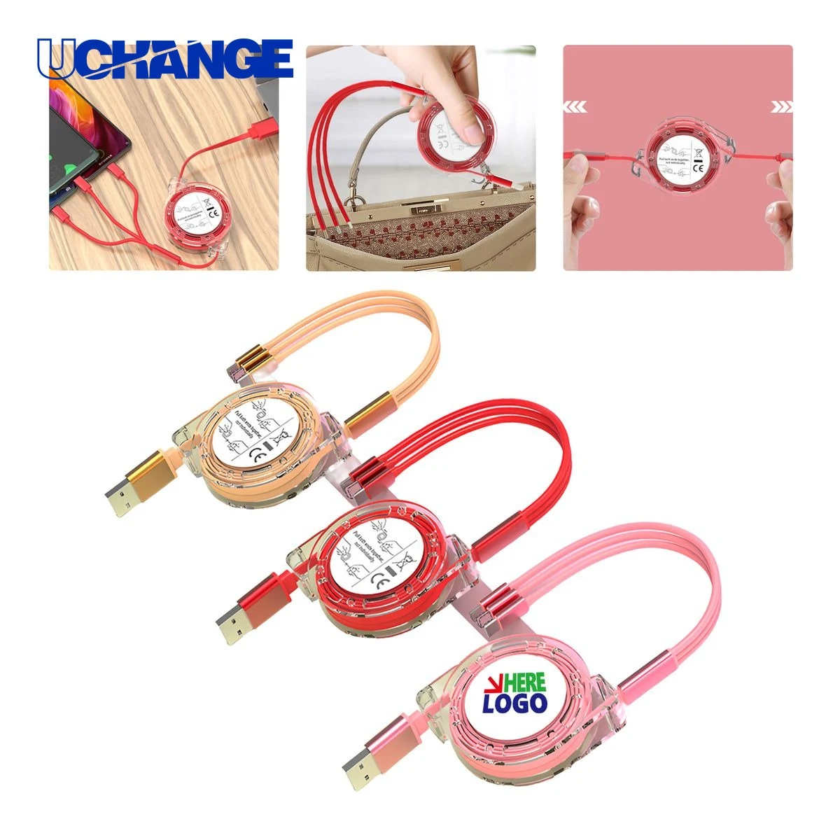 Retractable Fast Charging Cable for Devices 1