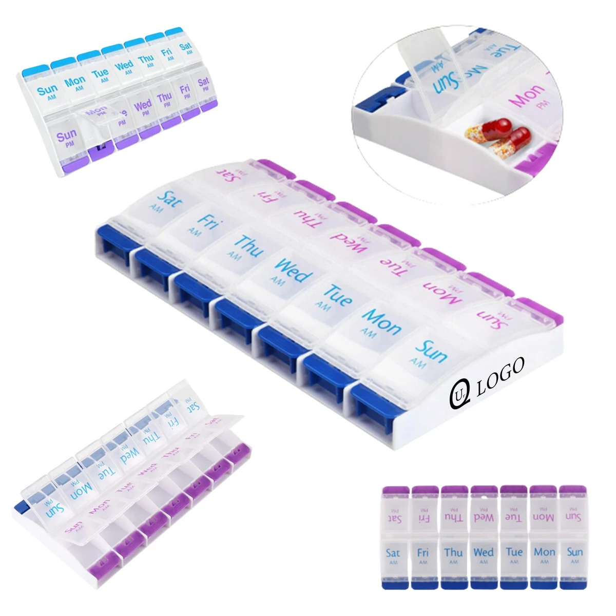 Weekly Press Type Medicine Box 1