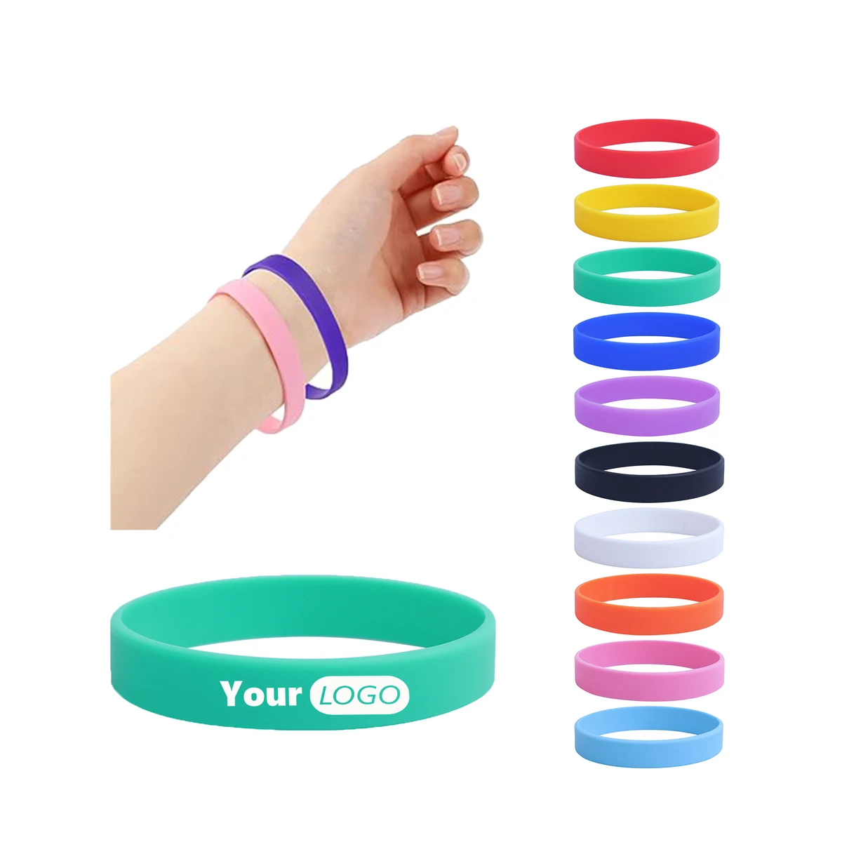 Silicone Wristband MOQ 50 1