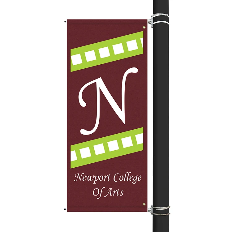 72" x 30" Custom Sunbrella™ Avenue Banner-2 Color Imprint 1