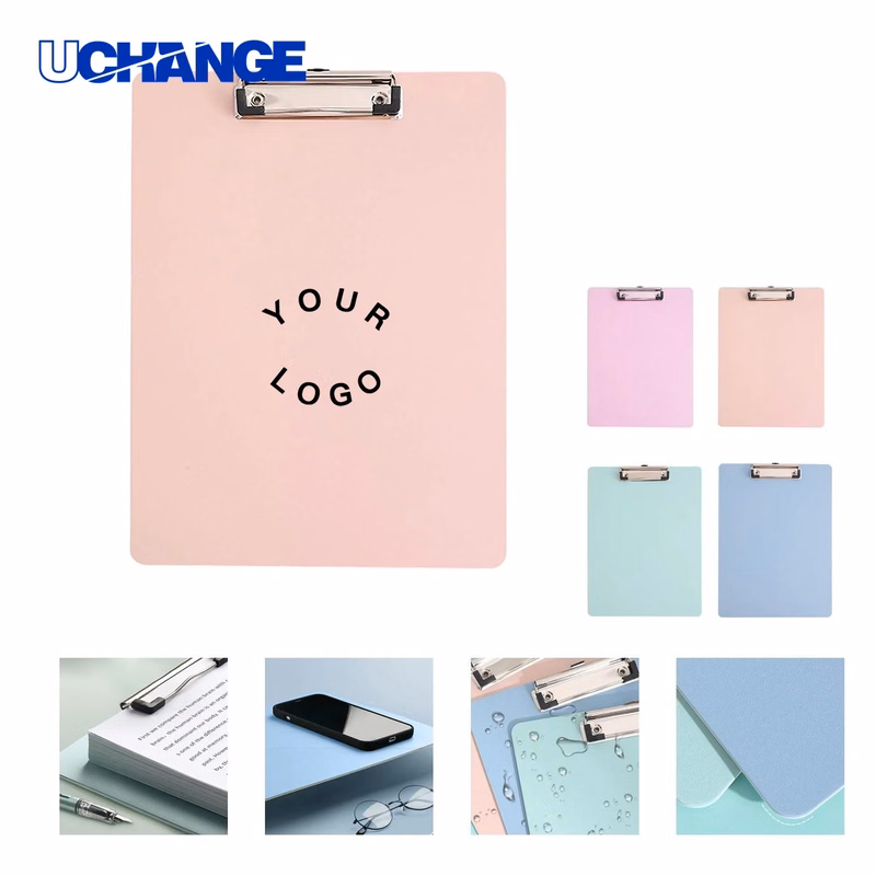 A4 Plastic Clipboard Board with Silkscreen Logo