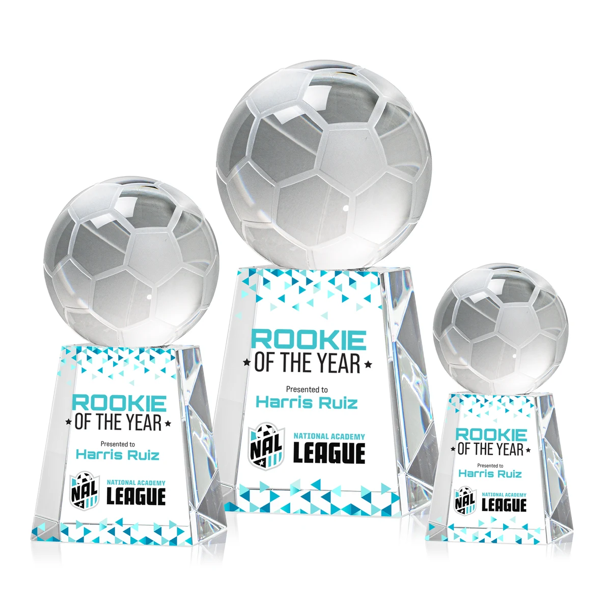Soccer Ball VividPrint™ Award on Celestina 1