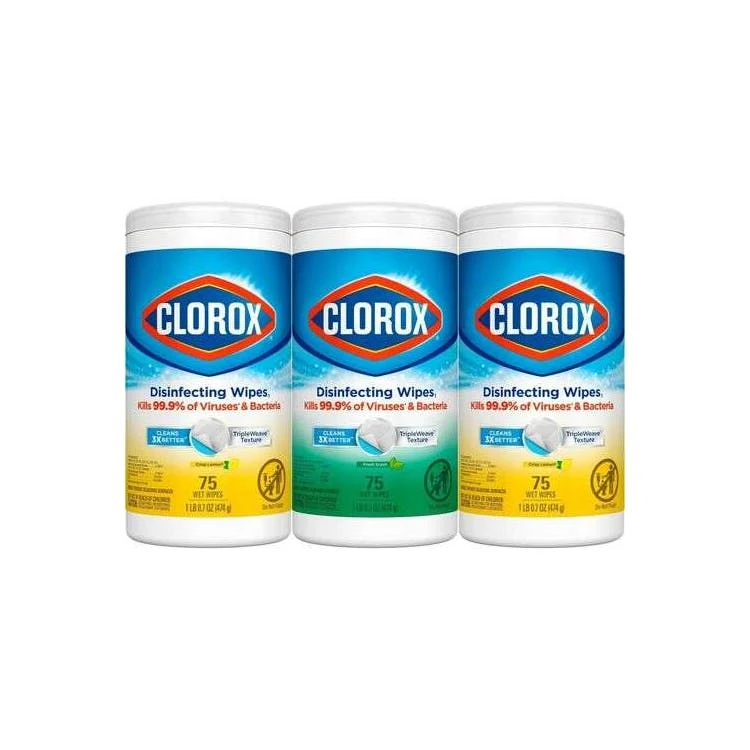 Clorox Disinfecting Bleach Free Cleaning Wipes 3 Pack 1