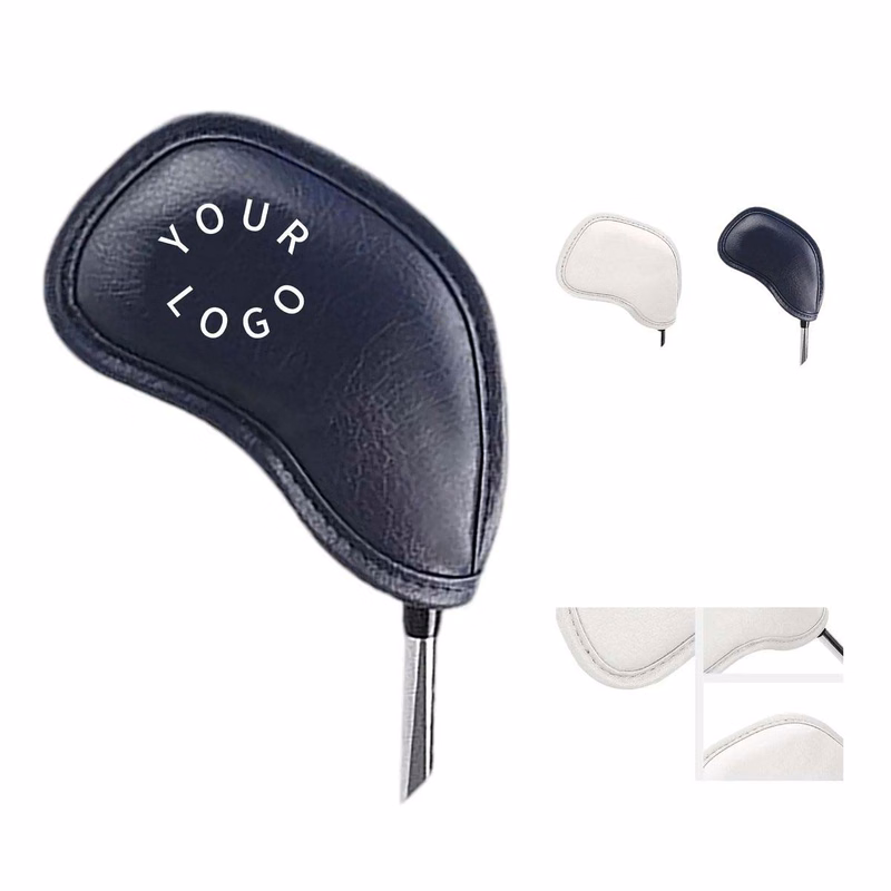 PU Leather Golf Iron Headcover Set with Embroidery