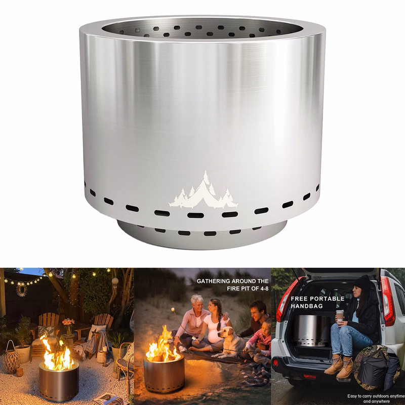 Smokeless Fire Pits for Outside
