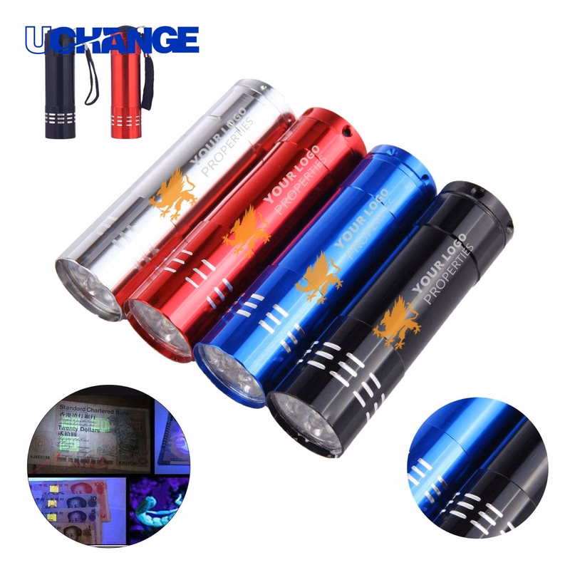 Mini Metal LED Flashlight Keychain