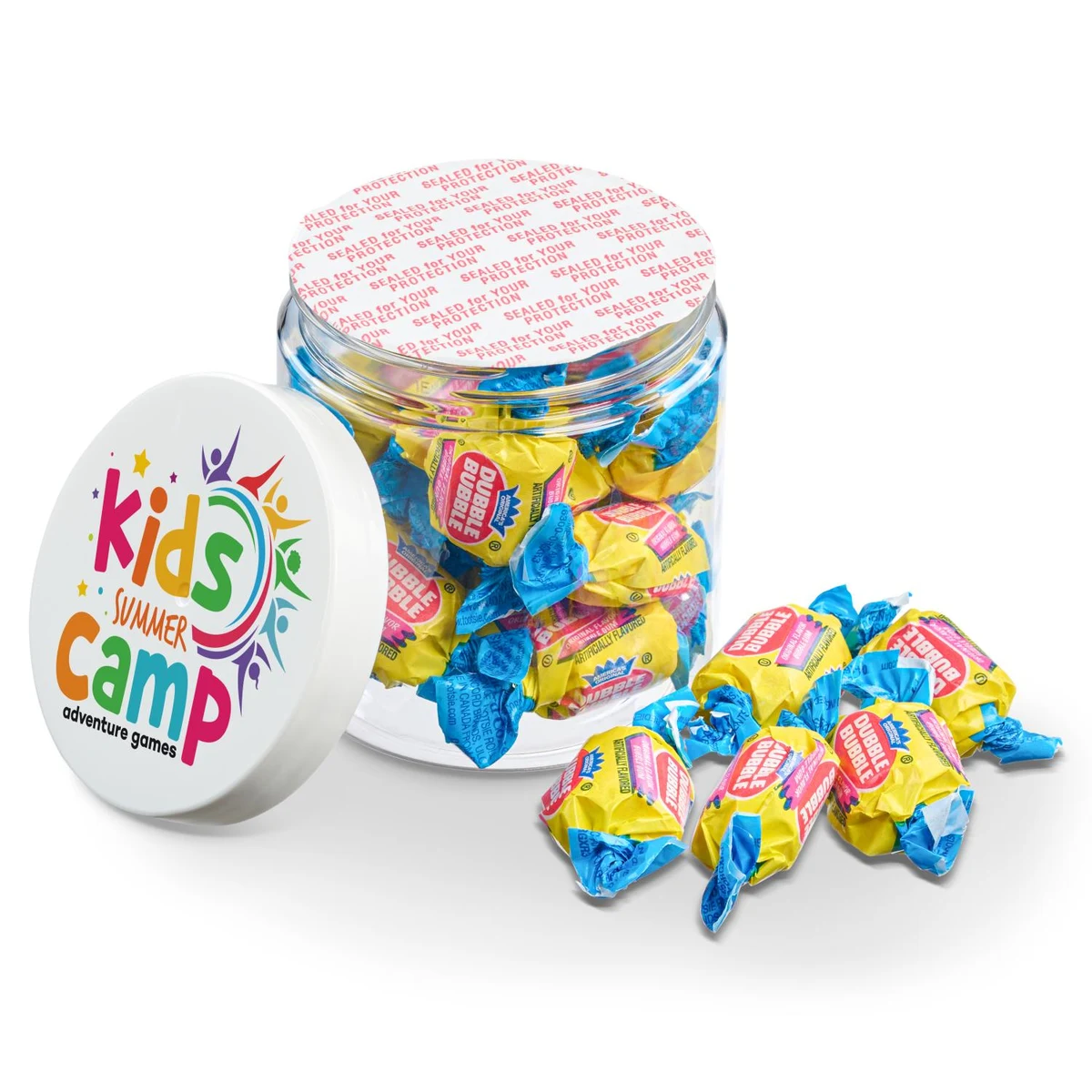 8 oz Jar of Individually Wrapped Bubble Gum 1
