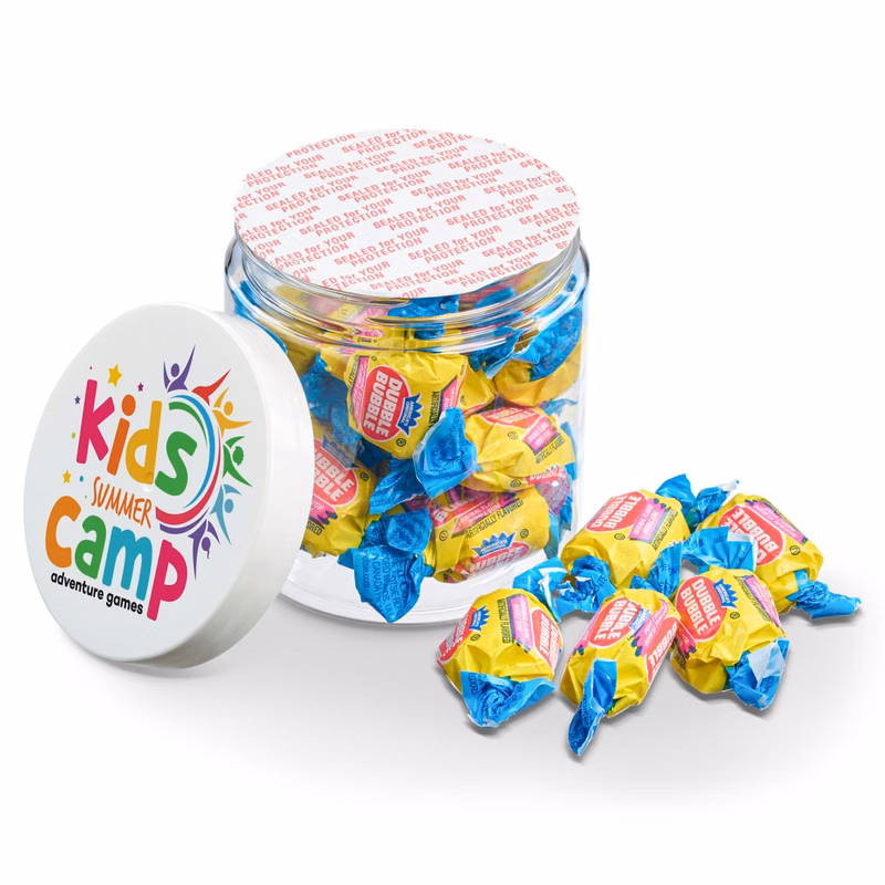 8 oz Jar of  Individually Wrapped Bubble Gum