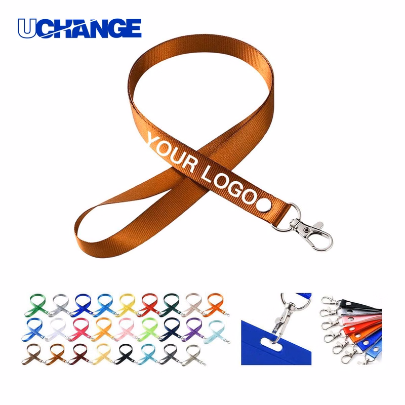 Polyester Lanyard with Metal Clasp for IDs and Badges