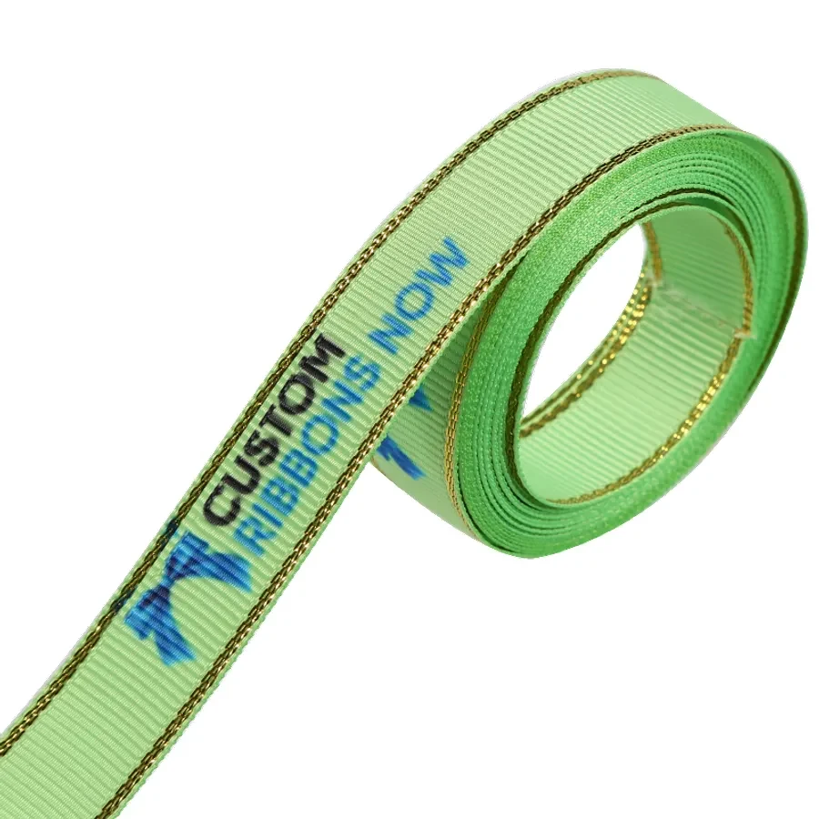 Metallic Edge Grosgrain Ribbon 1