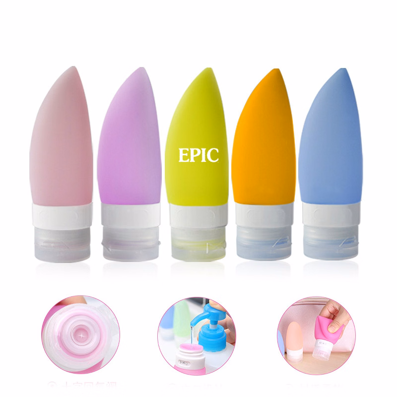 90ml Squeezable Portable Silicone Travel Bottle