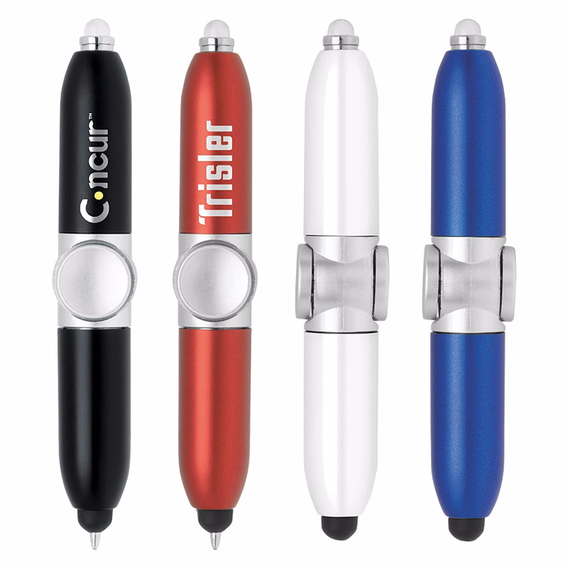 Stylus-404 LED Fidget Spinner Pens