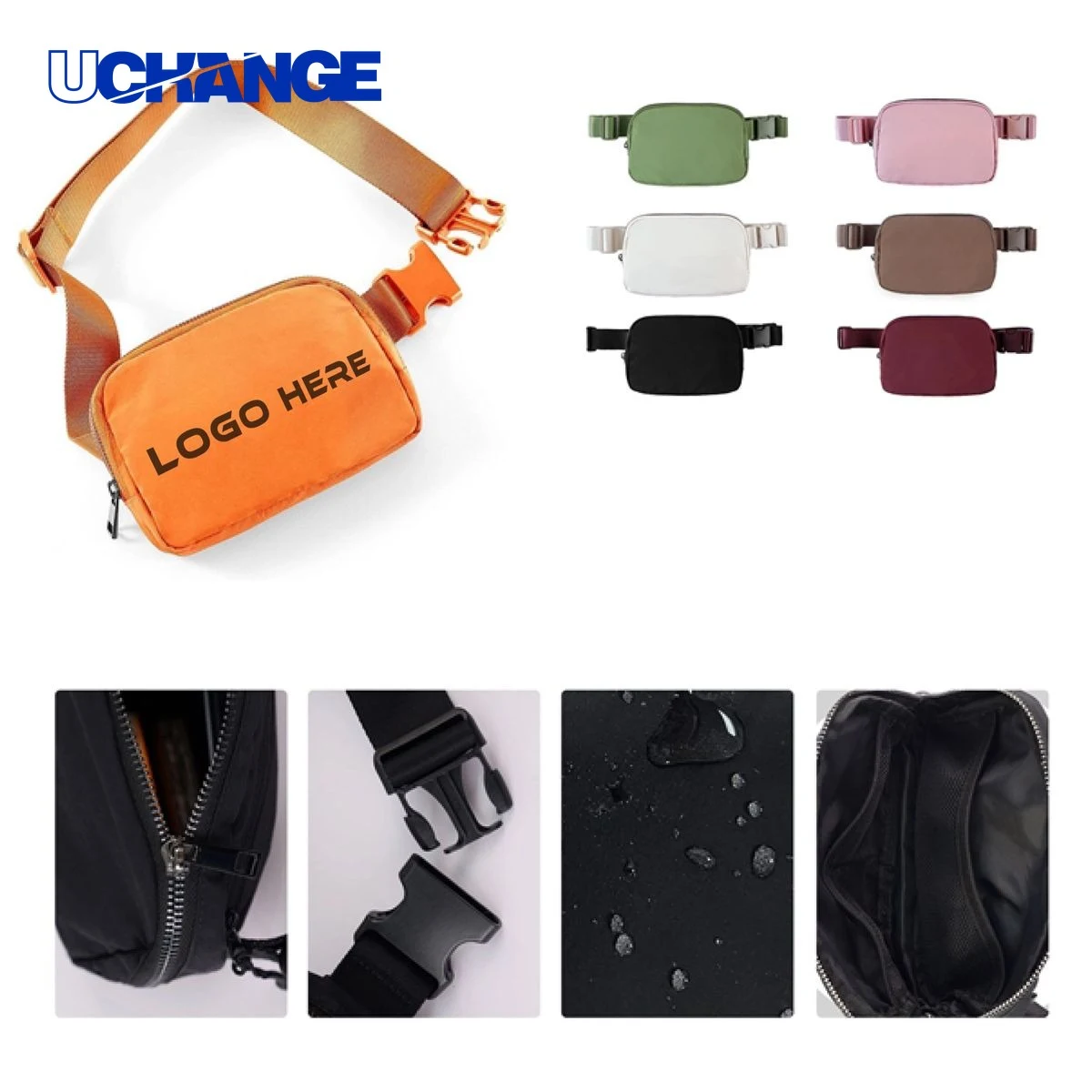 Durable Waterproof Nylon Waist Bag Organizer 1