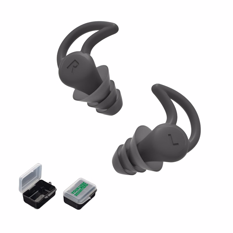 MOQ50 Silicone Earplugs for Noise Reduction and Swimming
