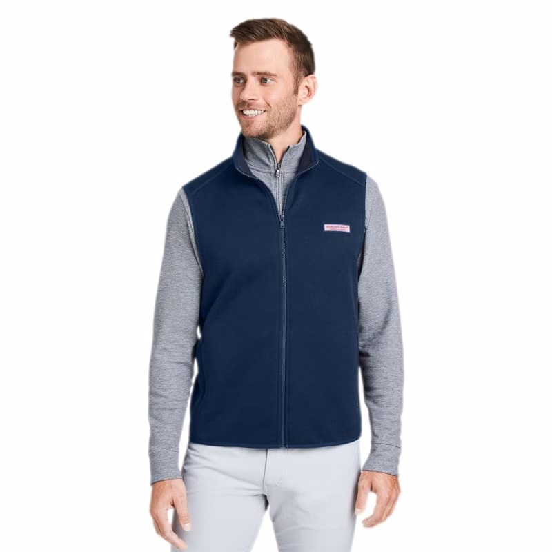 Vineyard Vines Men's Mountain Sweater Fleece Vest - K002713
