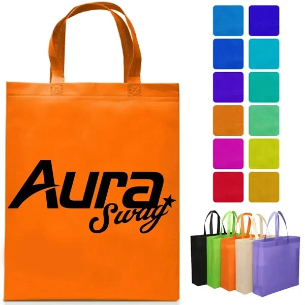 Custom Non Woven Tote Bag with 13 Vibrant Colors — Eco Conscious Branding 1
