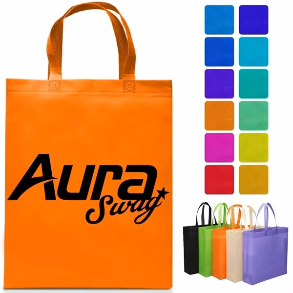 Custom Non Woven Tote Bag with 13 Vibrant Colors — Eco Conscious Branding