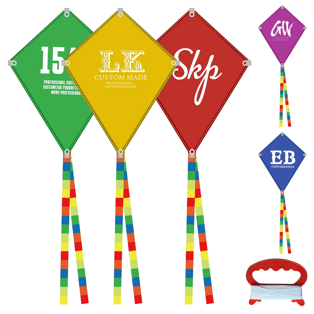 Full Color Polyester Diamond Kite 1