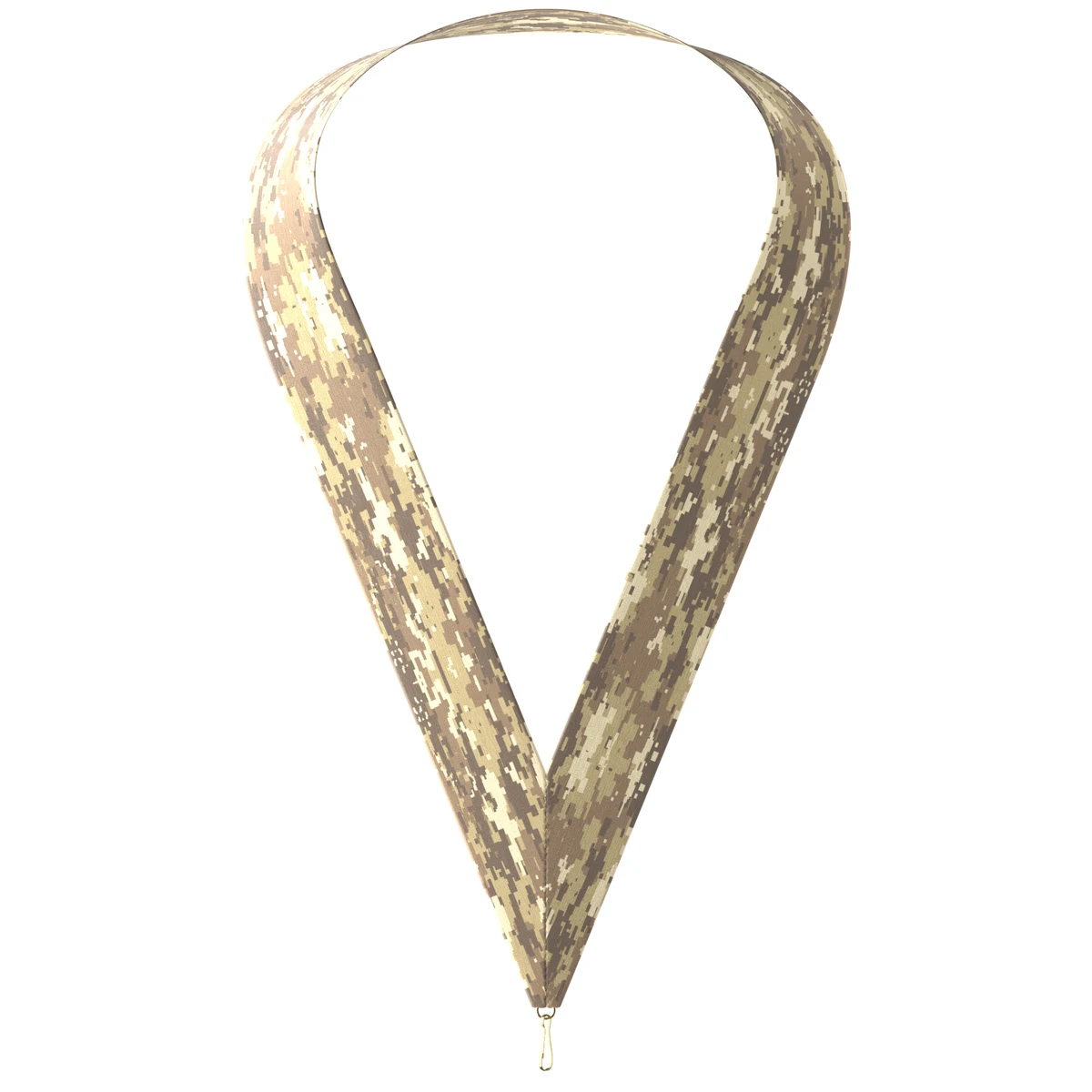 1-1/2" x 34" Sublimated Desert Camo Neckband w/ Quick Clip 1