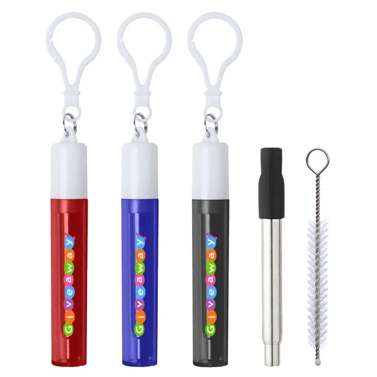 Neveo Retractable Metal Straw 1