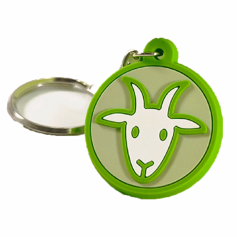 Custom 2D PVC Key Chain