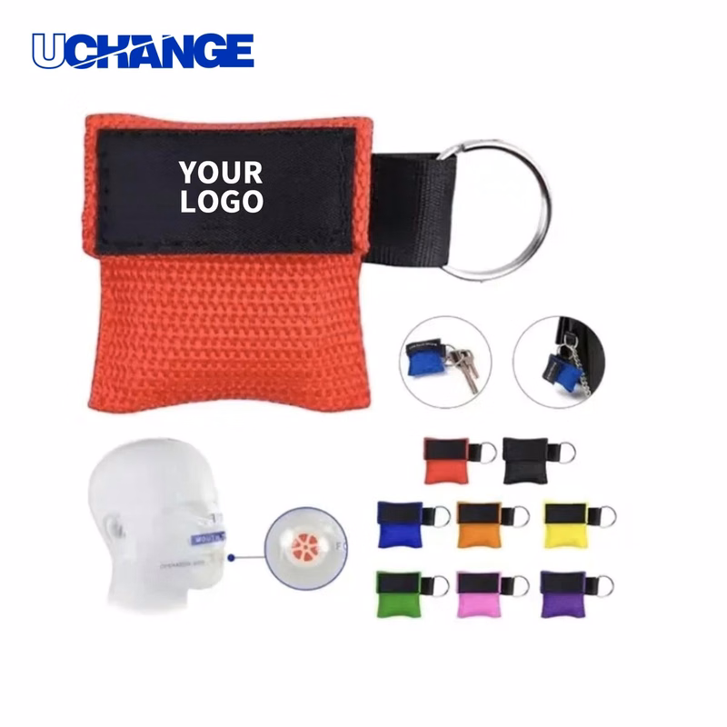 Emergency CPR Face Shield Keychain Kit