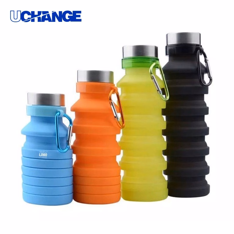 Silicone Collapsible Water Bottle for Travel
