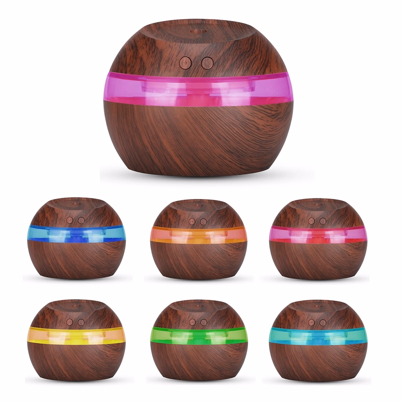 10 Oz. Ball Shaped Wood Grain Humidifier