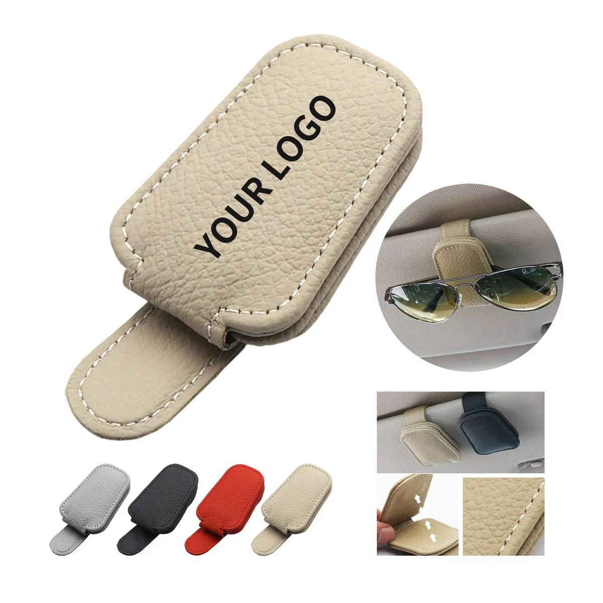 Auto Sun Visor Glasses Organizer with Magnet 1
