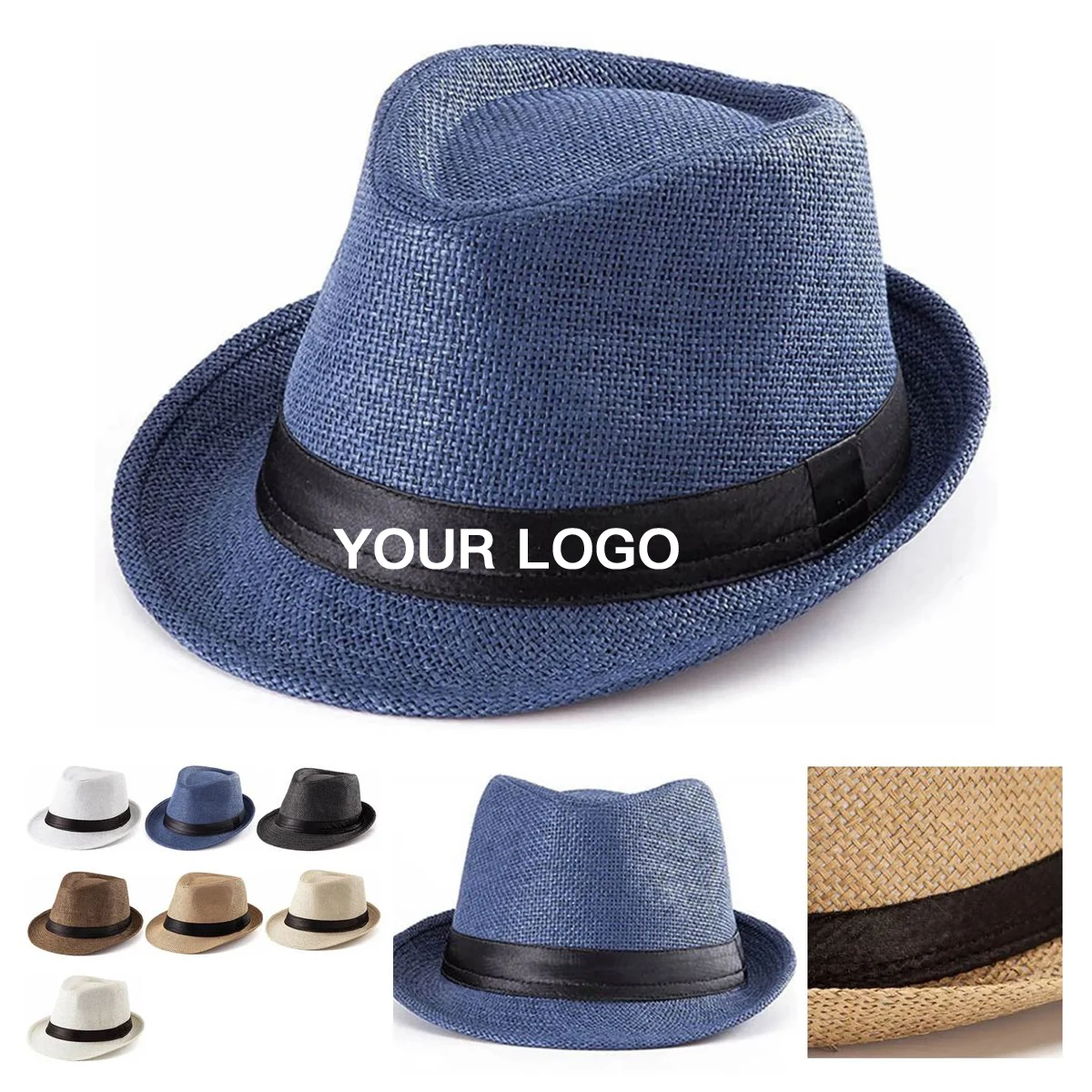 Papyrus Straw Wide Brim Summer Hat 1
