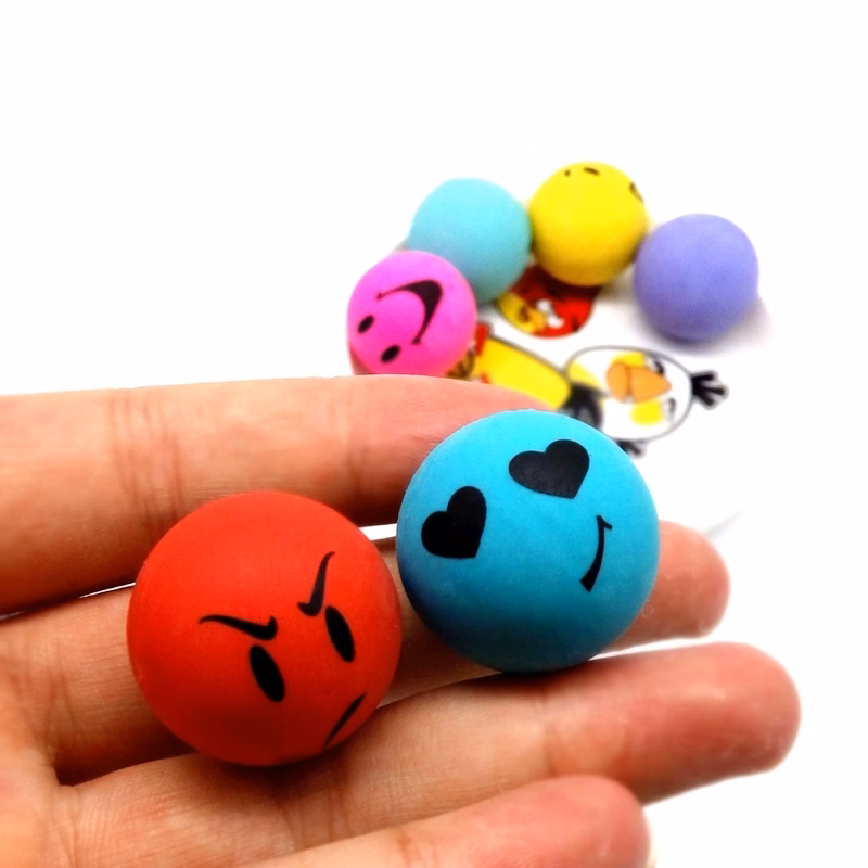 Custom Imprint Round Ball Eraser