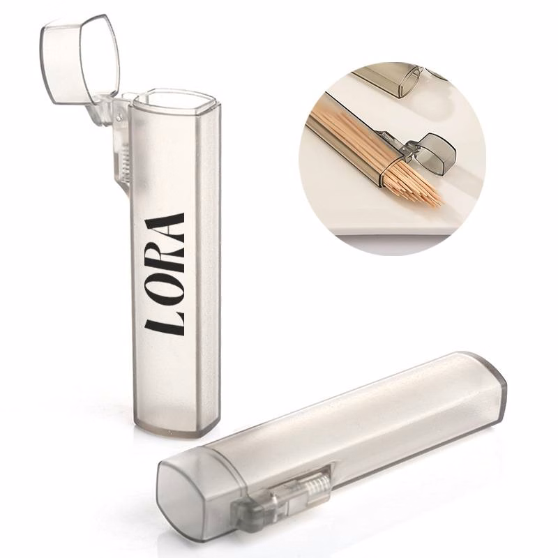 Portable Mini Plastic Toothpick Holders Box
