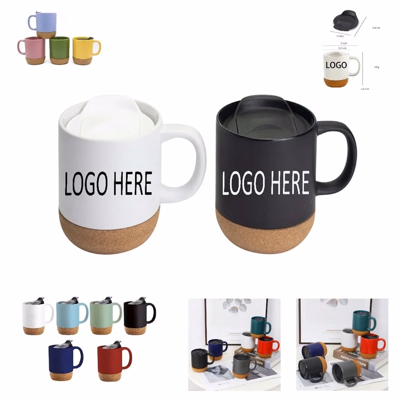 Classic 12oz Ceramic Mug with Cork Base