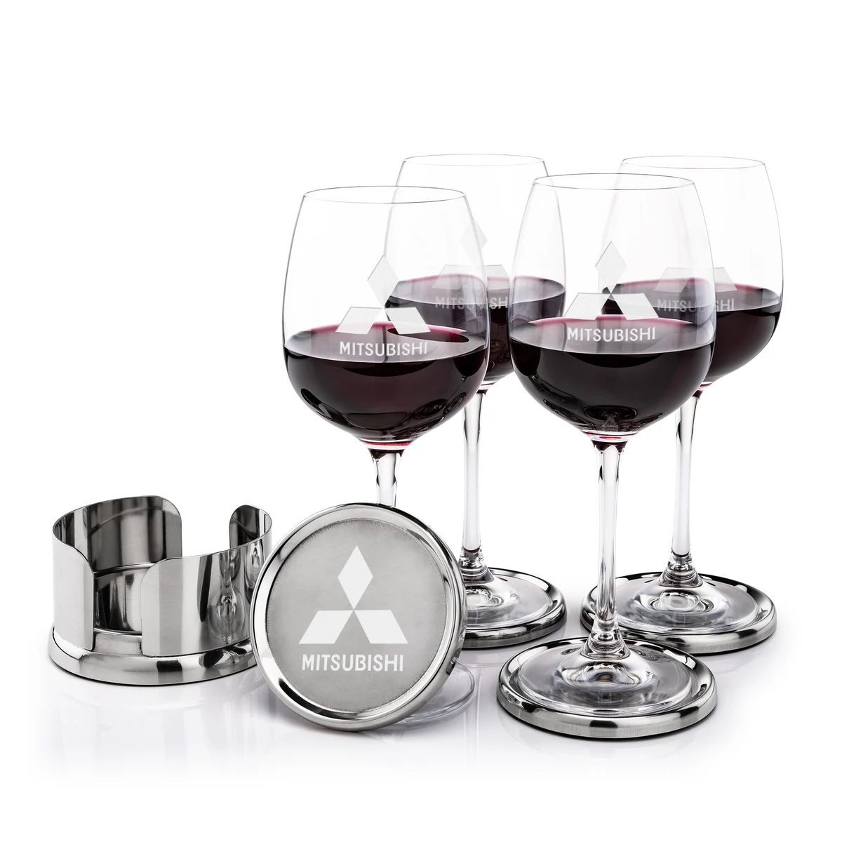 Baldoni Coasters & Danforth Wine Set 1