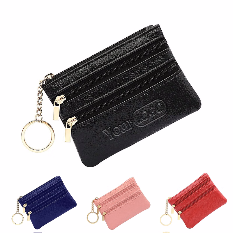 pu RFID anti-theft brush mini wallet