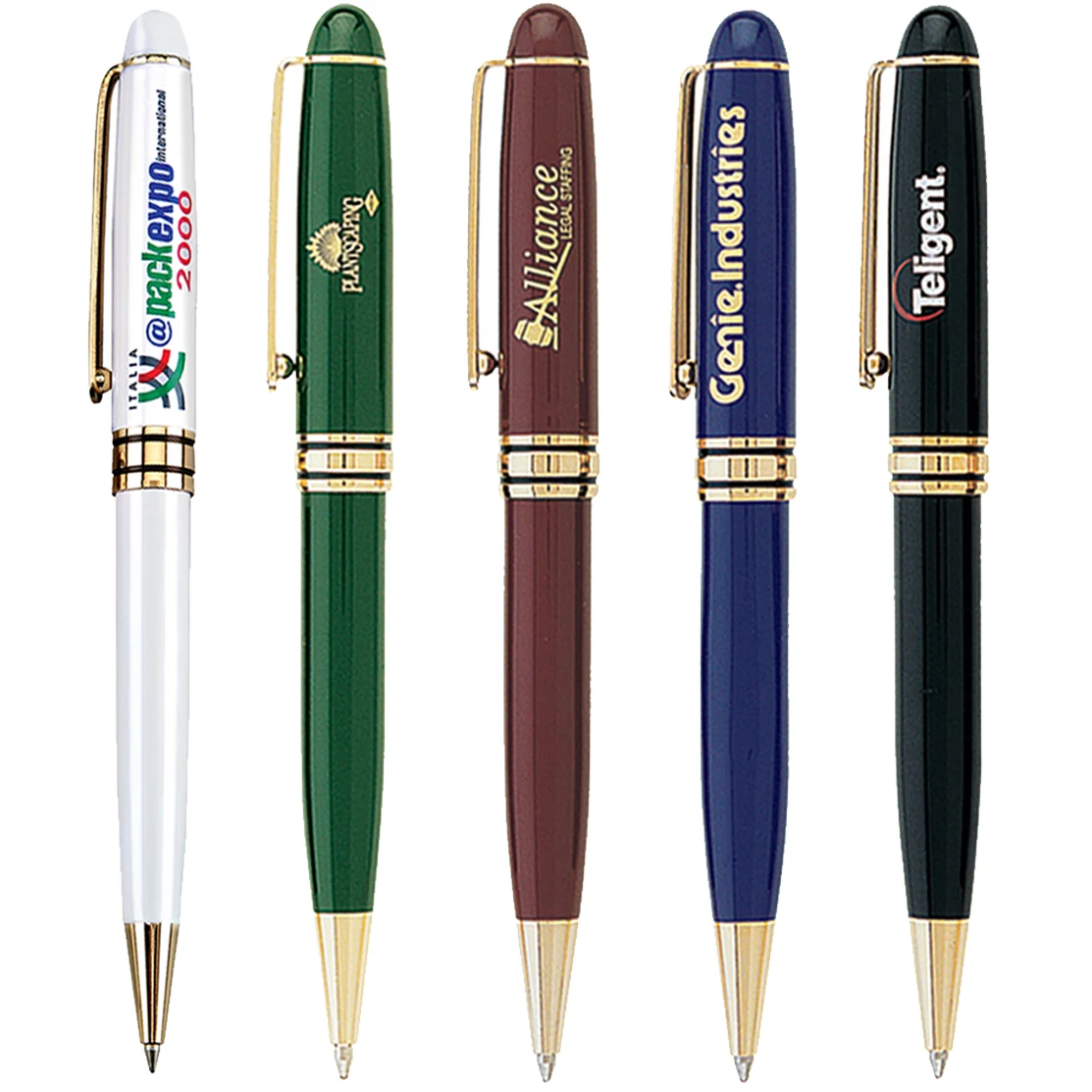 Leon III Twist Brass Ballpoint Pen 1