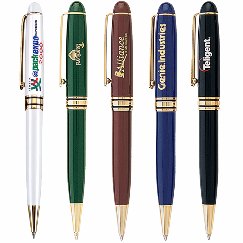 Leon III Twist Brass Ballpoint Pen