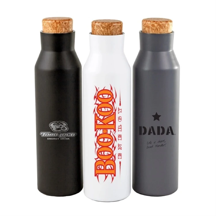 20 oz. Traverse Insulated Vacuum Bottle, custom water bottle with logo imprint 1