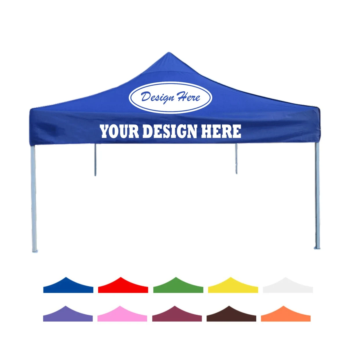 10' Custom Printed Standard Pop up Tent Kit 1