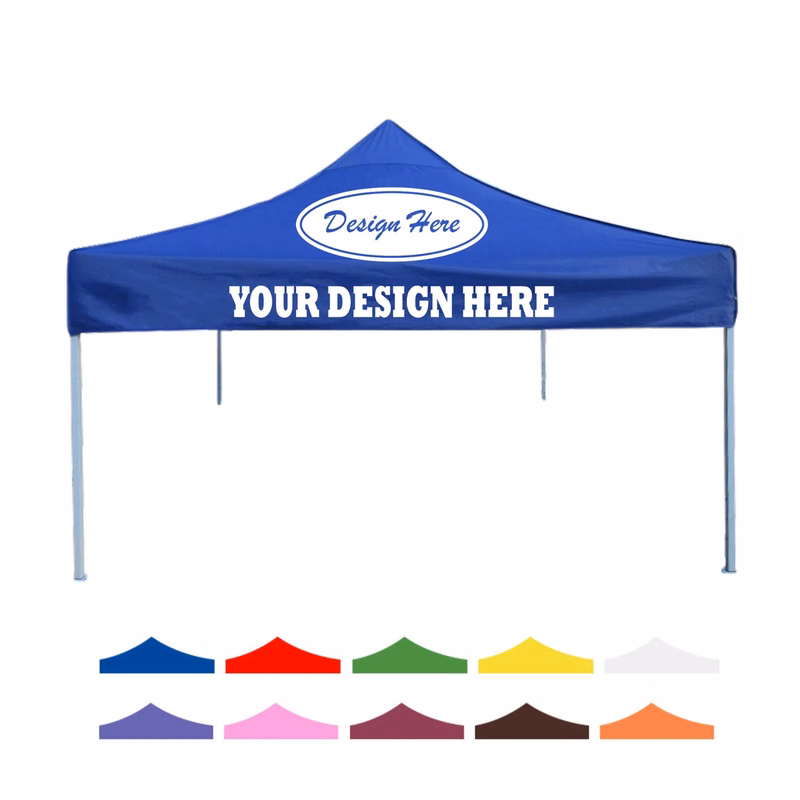 10' Custom Printed Standard Pop up Tent Kit