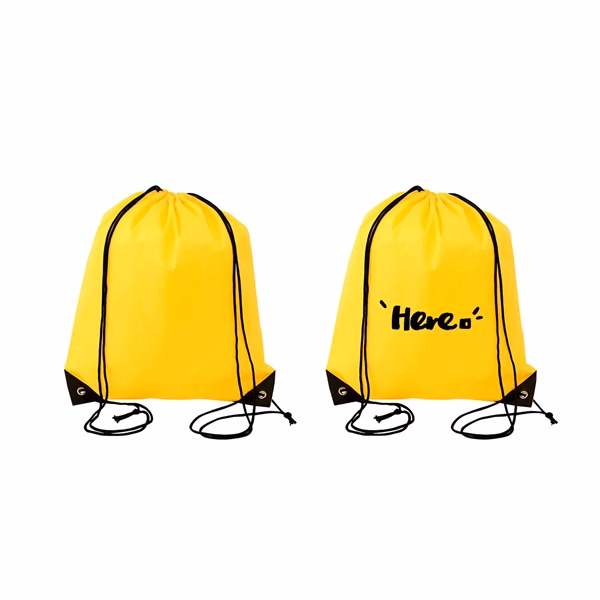 210D Polyester Drawstring Sports Backpack